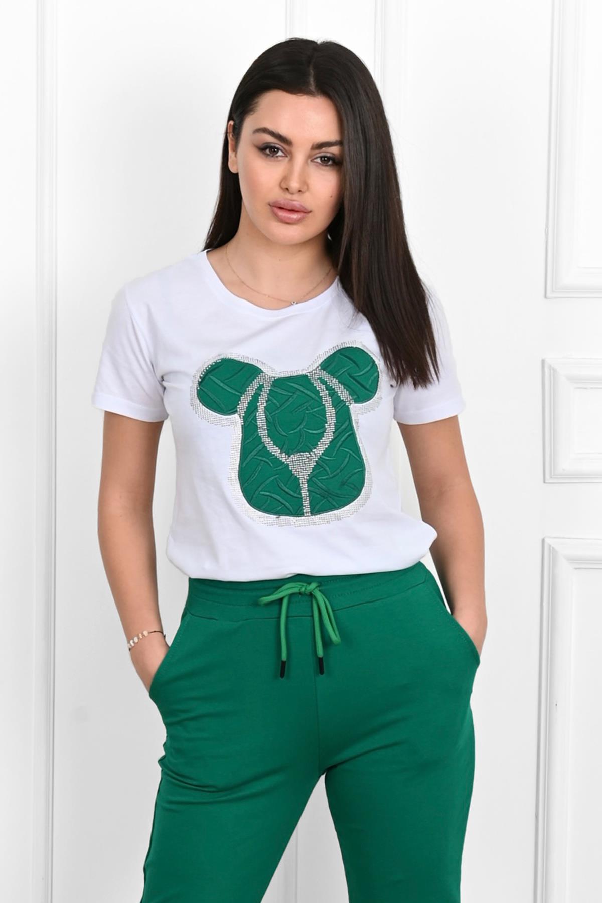 Kadın Kısa Kollu Eşofman takımı 3717-23