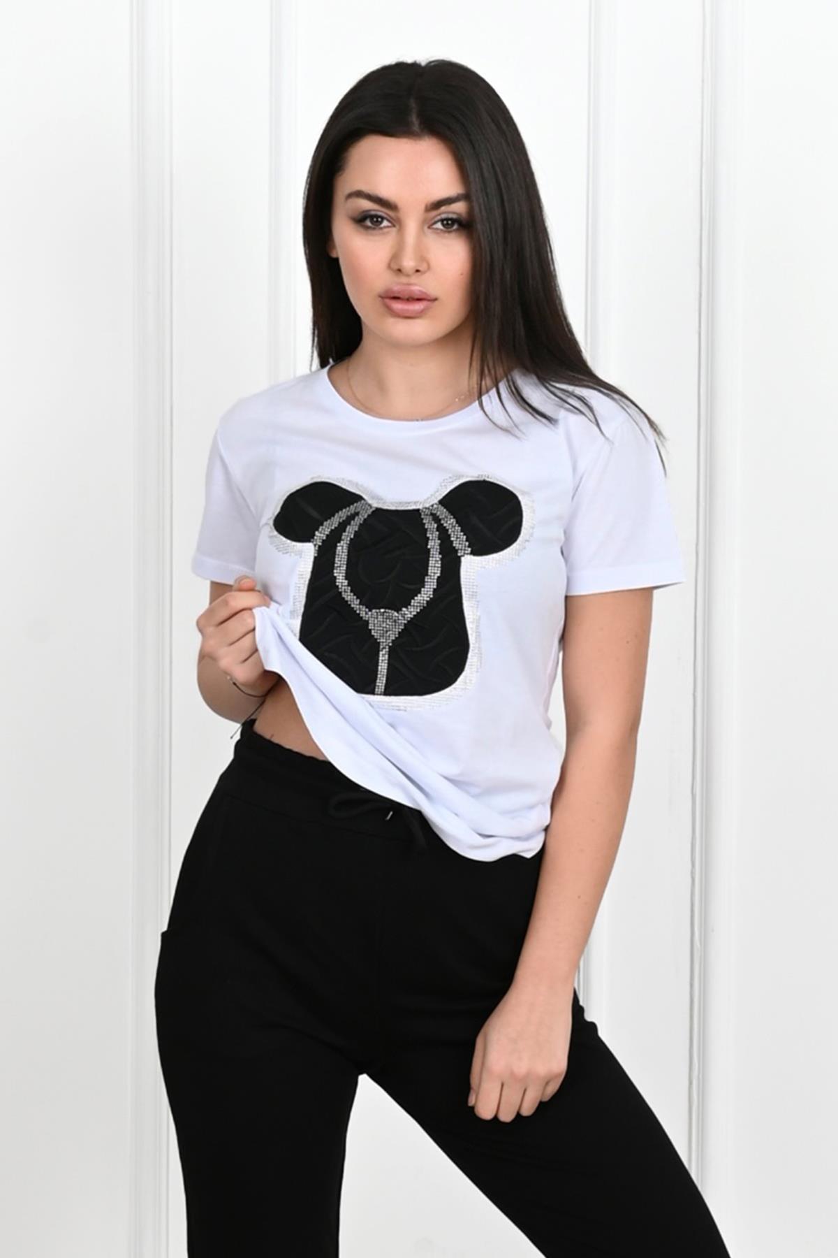 Kadın Kısa Kollu Eşofman takımı 3717-23