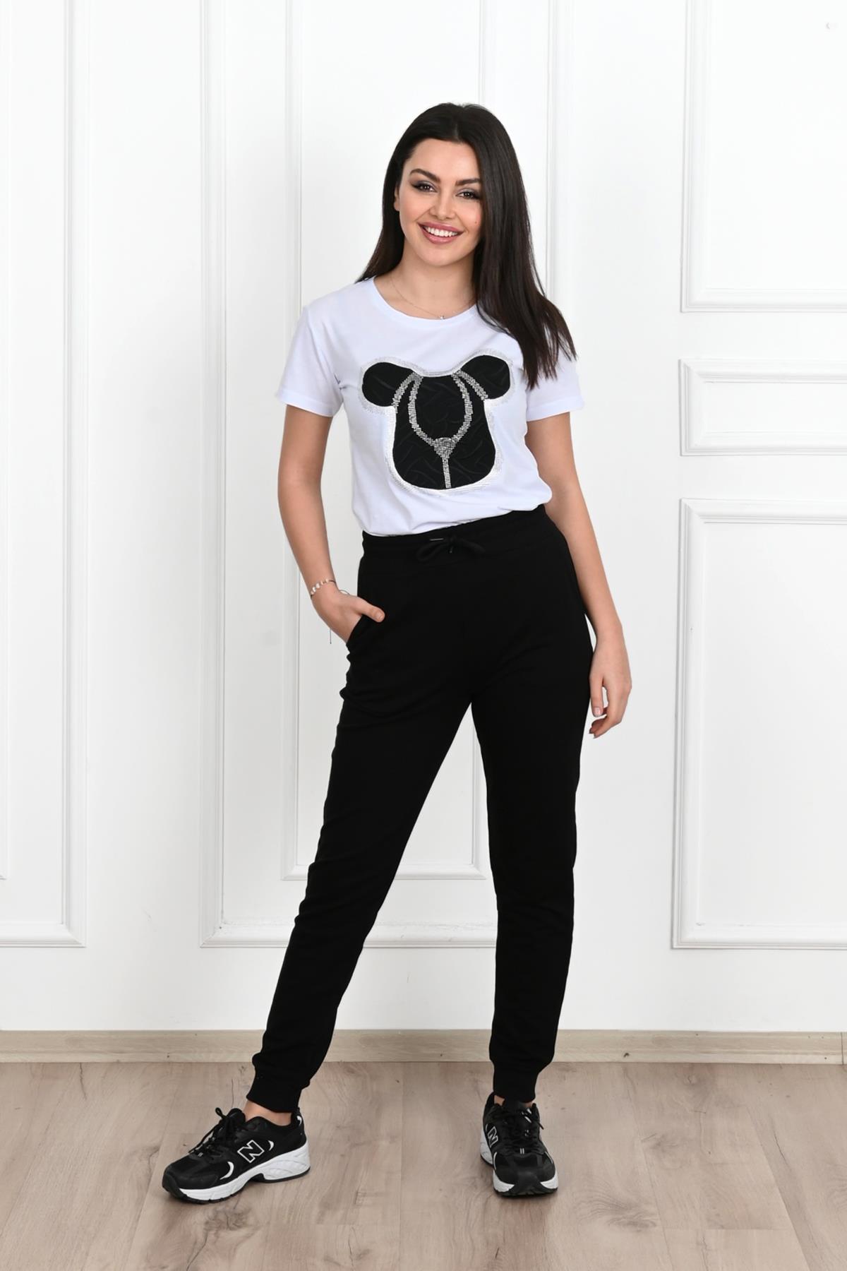 Kadın Kısa Kollu Eşofman takımı 3717-23