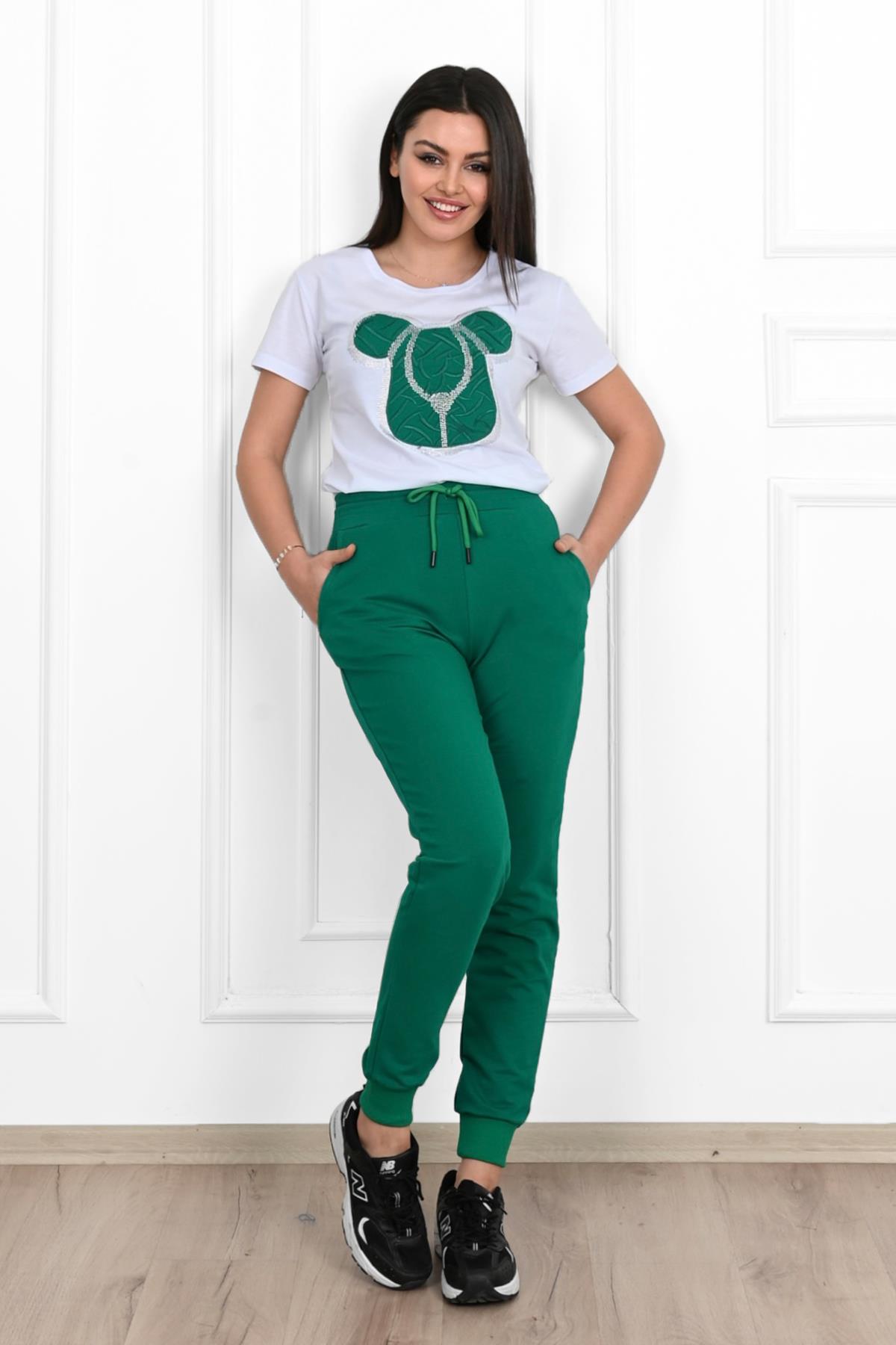 Kadın Kısa Kollu Eşofman takımı 3717-23