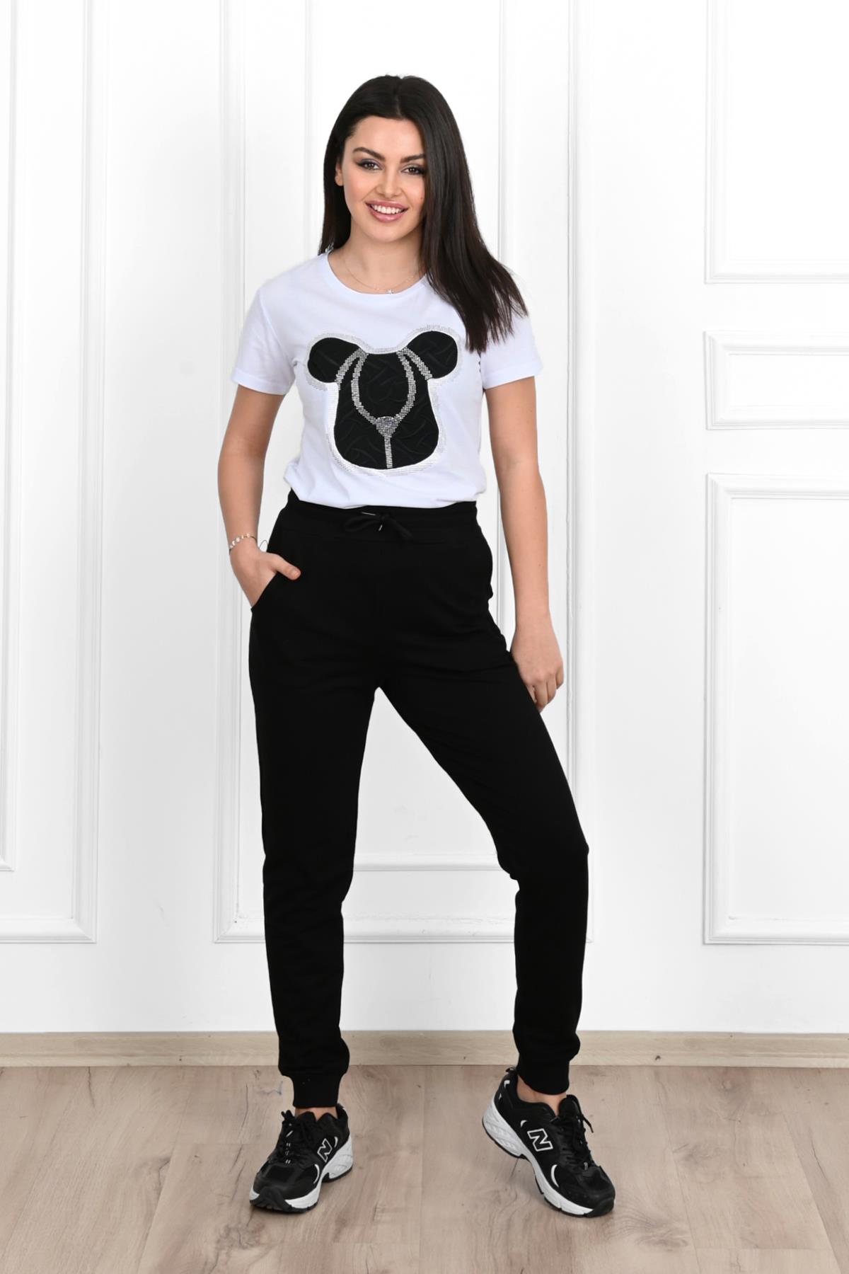 Kadın Kısa Kollu Eşofman takımı 3717-23