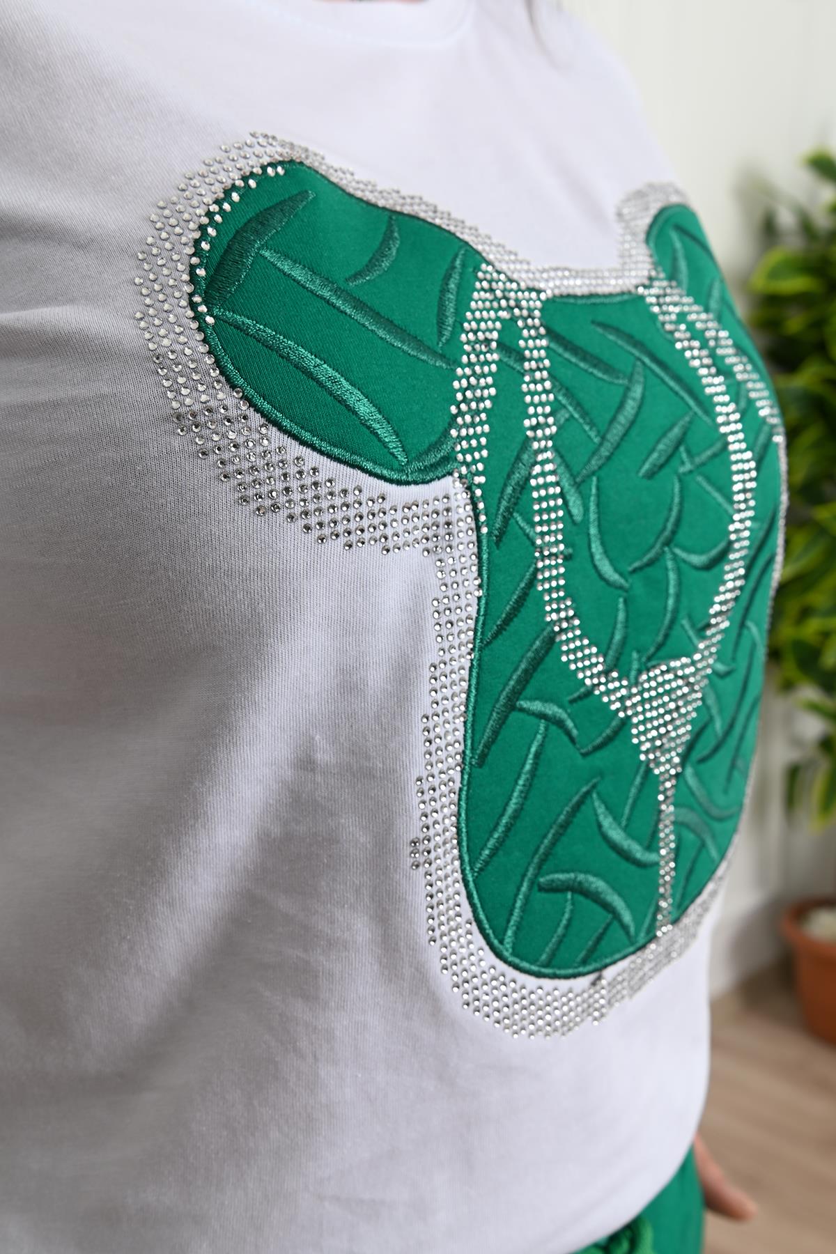 Kadın Kısa Kollu Eşofman takımı 3717-23