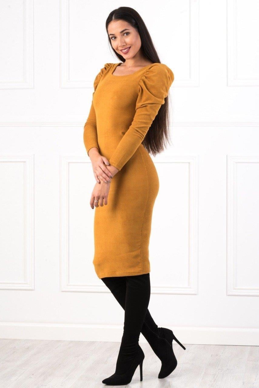 Kadın Kolları Kaşkorse Elbise 8511