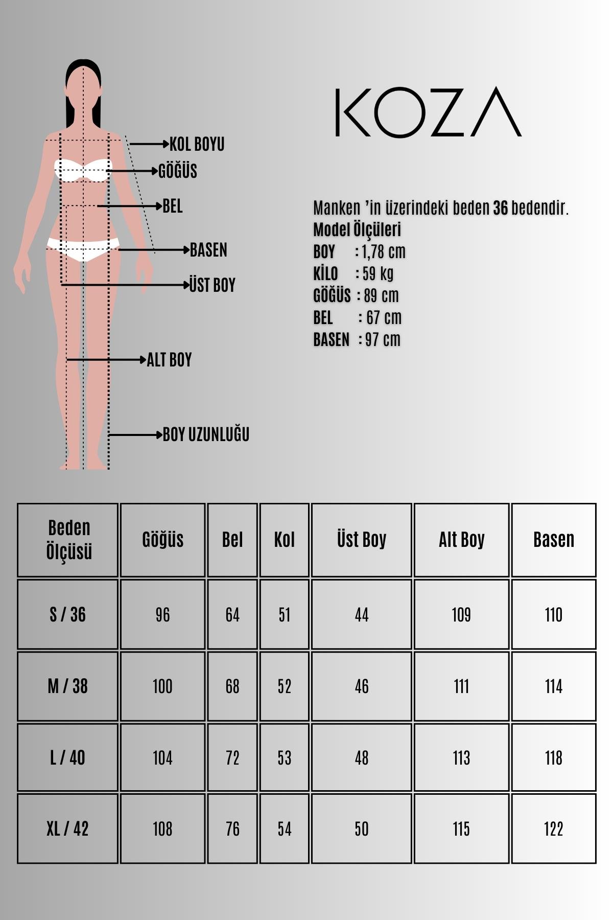 Kadın Truvakar Kol Bol Paça Saten İkili Takım 4236-25