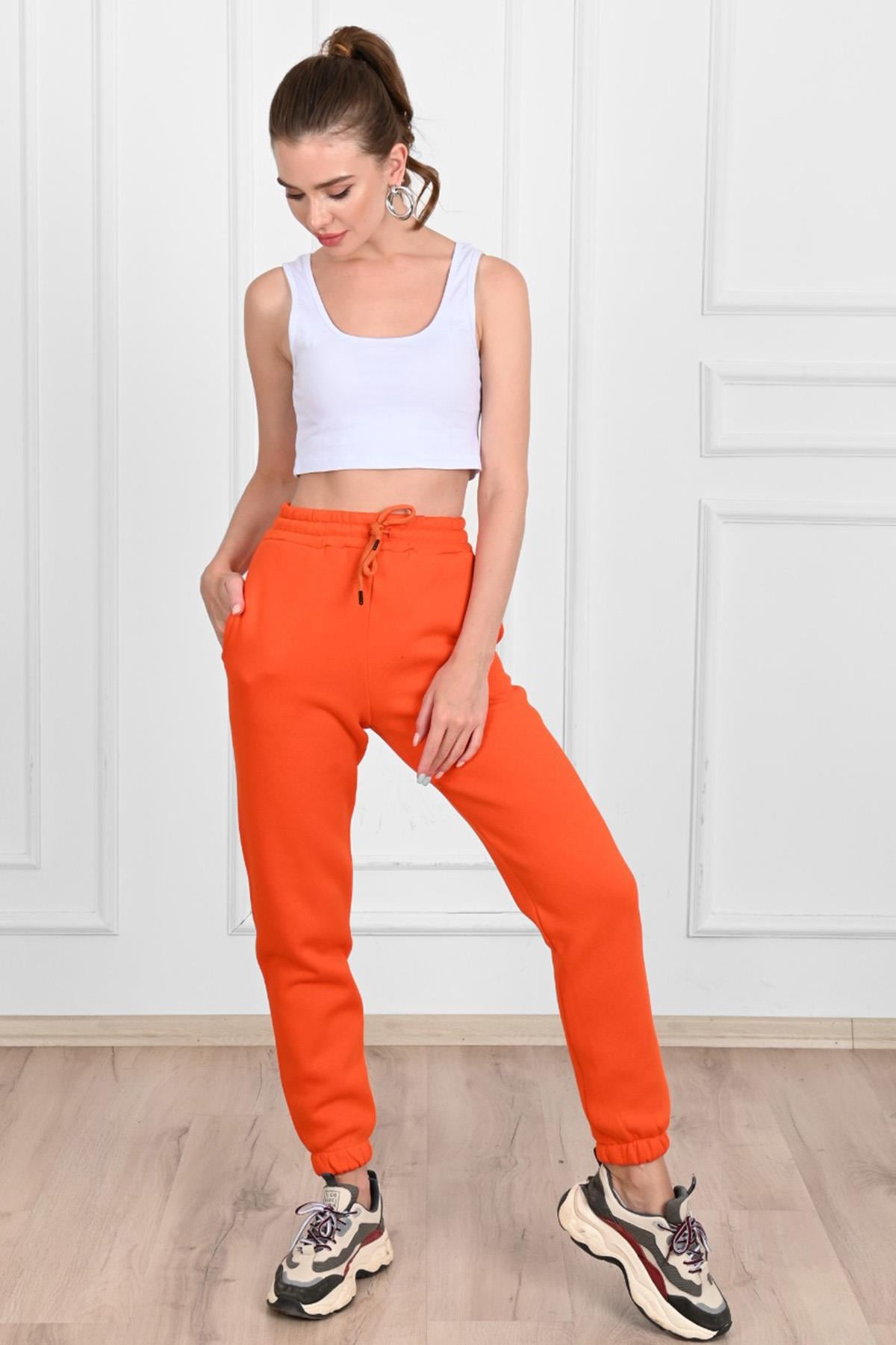 Kadın Üç İplik Jogger Eşofman Altı 6123-23