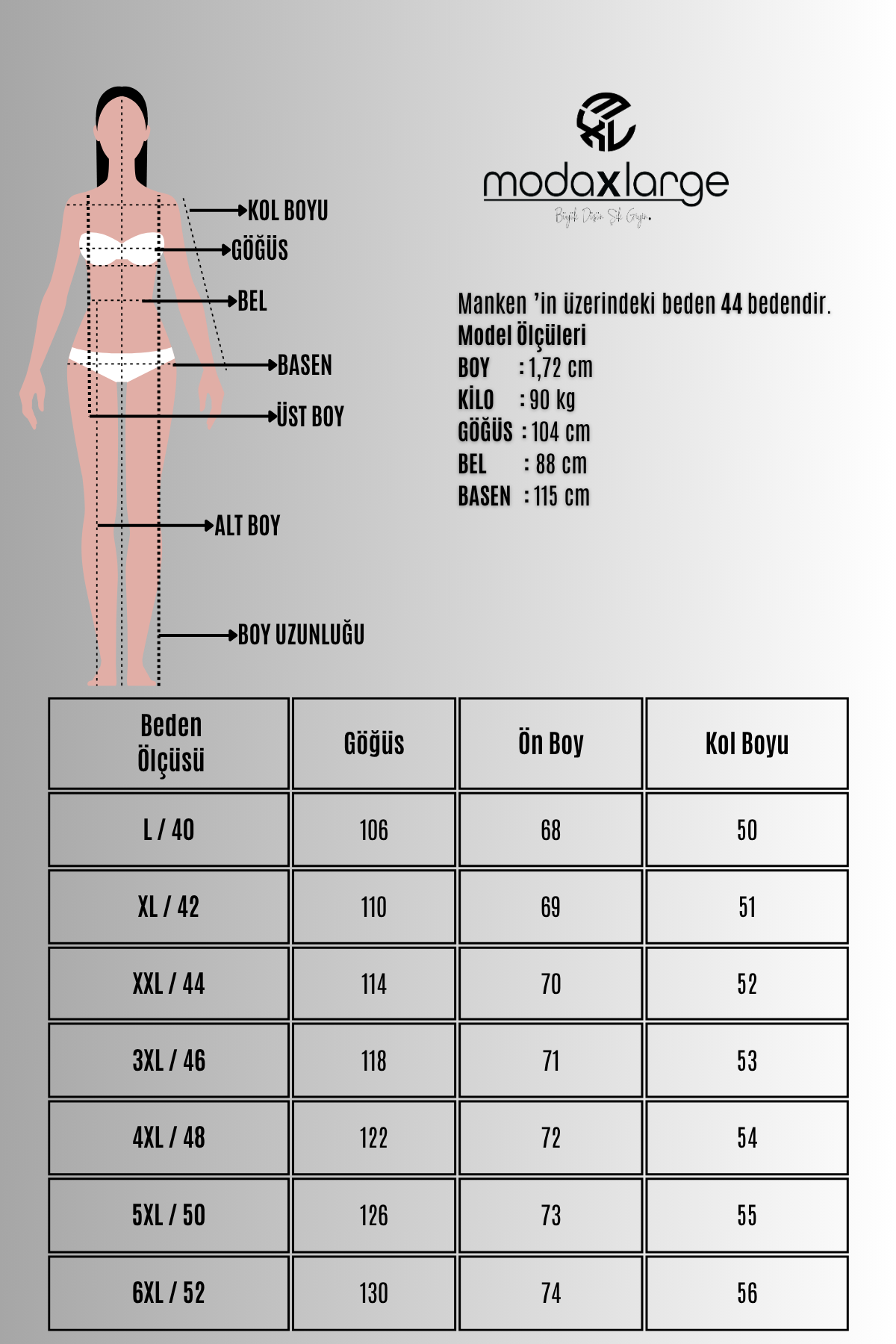 Kadın Yarım Fermuar Detaylı Büyük Beden Bluz 1387-23