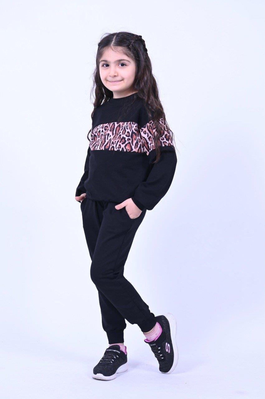 Leopar Detay Çocuk Eşofman Takımı 9567