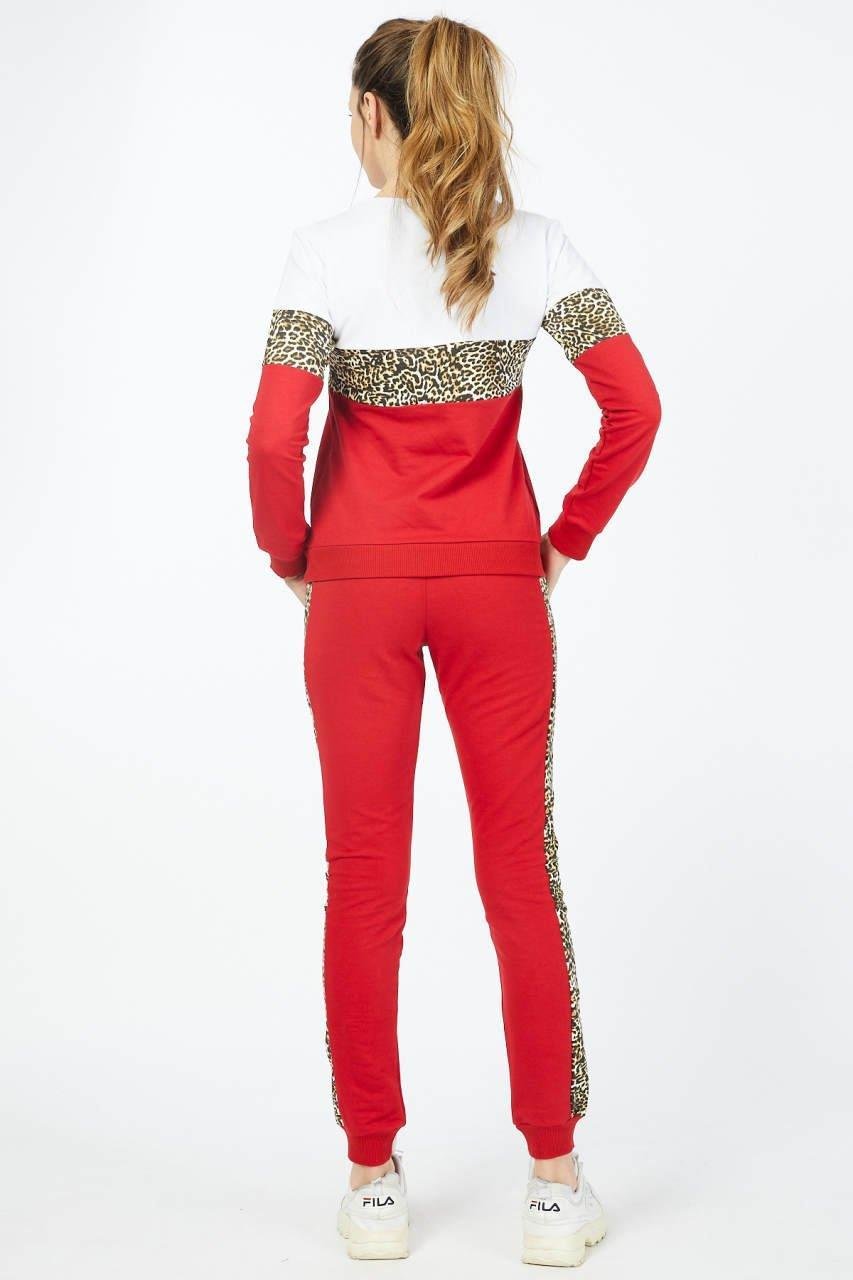 Leopar Detaylı Baskılı Eşofman Takımı 8751