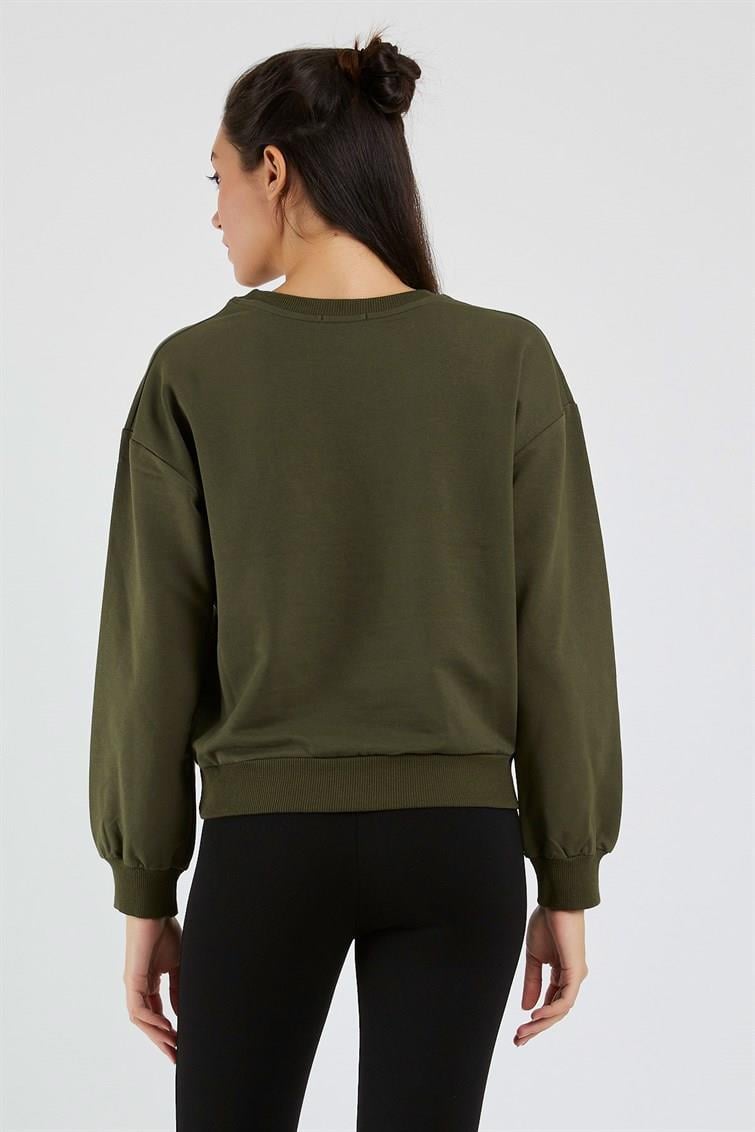 Magical Nakışlı Püsküllü Uzun Kollu Sweat 9099-1