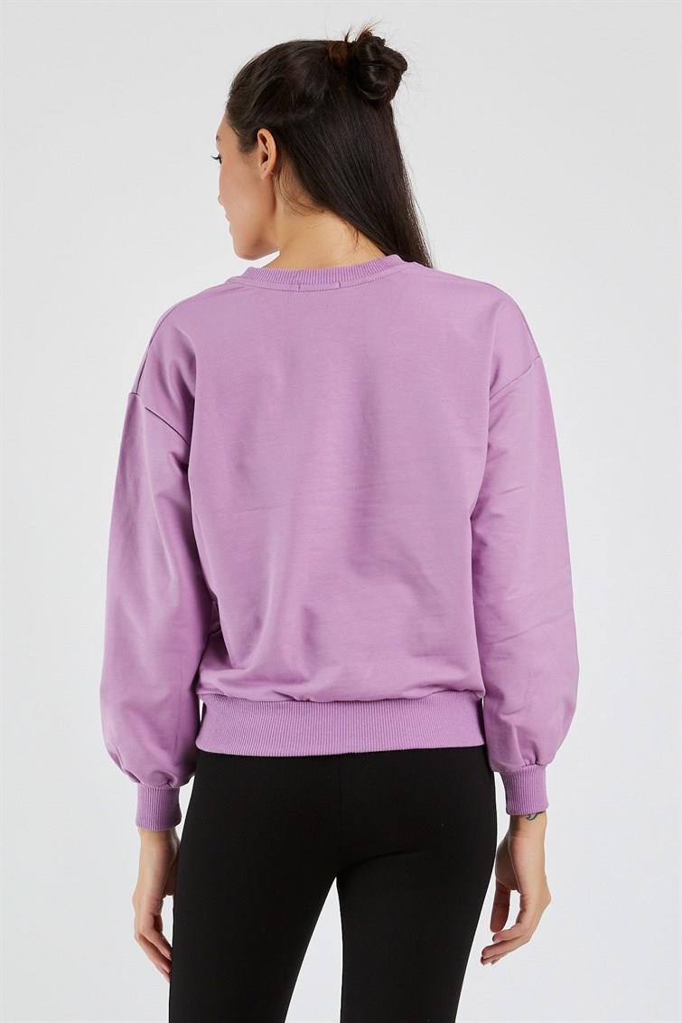 Magical Nakışlı Püsküllü Uzun Kollu Sweat 9099-1