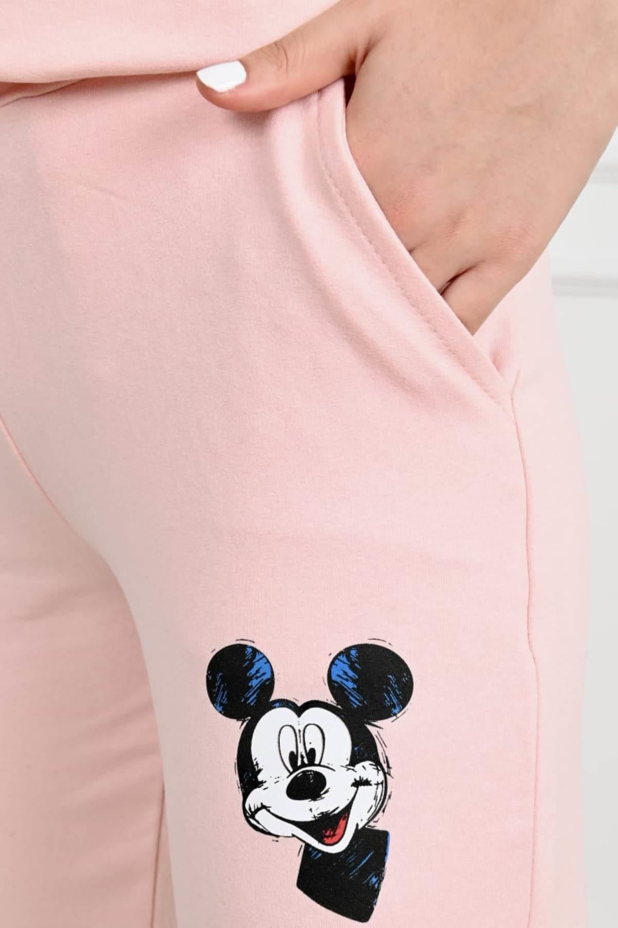 Micky Mouse Baskılı Kısa Kollu Eşofman Takımı 8979