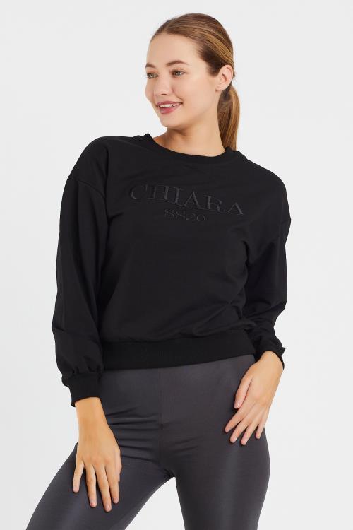 Nakış Baskılı Sweat 9093