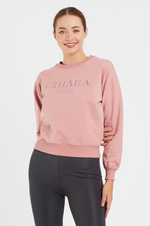 Nakış Baskılı Sweat 9093