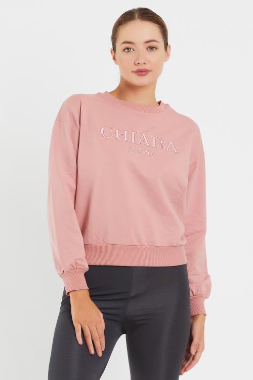 Nakış Baskılı Sweat 9093