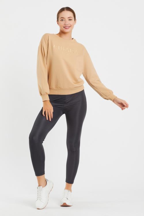 Nakış Baskılı Sweat 9093