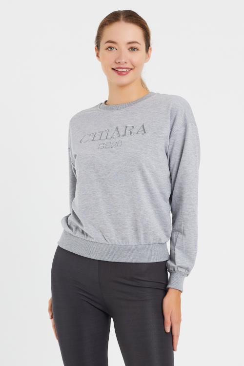 Nakış Baskılı Sweat 9093