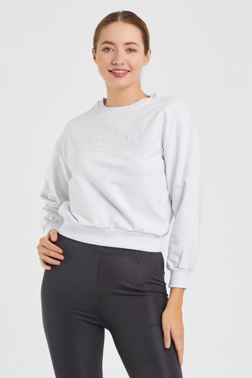 Nakış Baskılı Sweat 9093