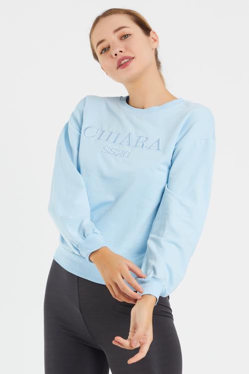 Nakış Baskılı Sweat 9093