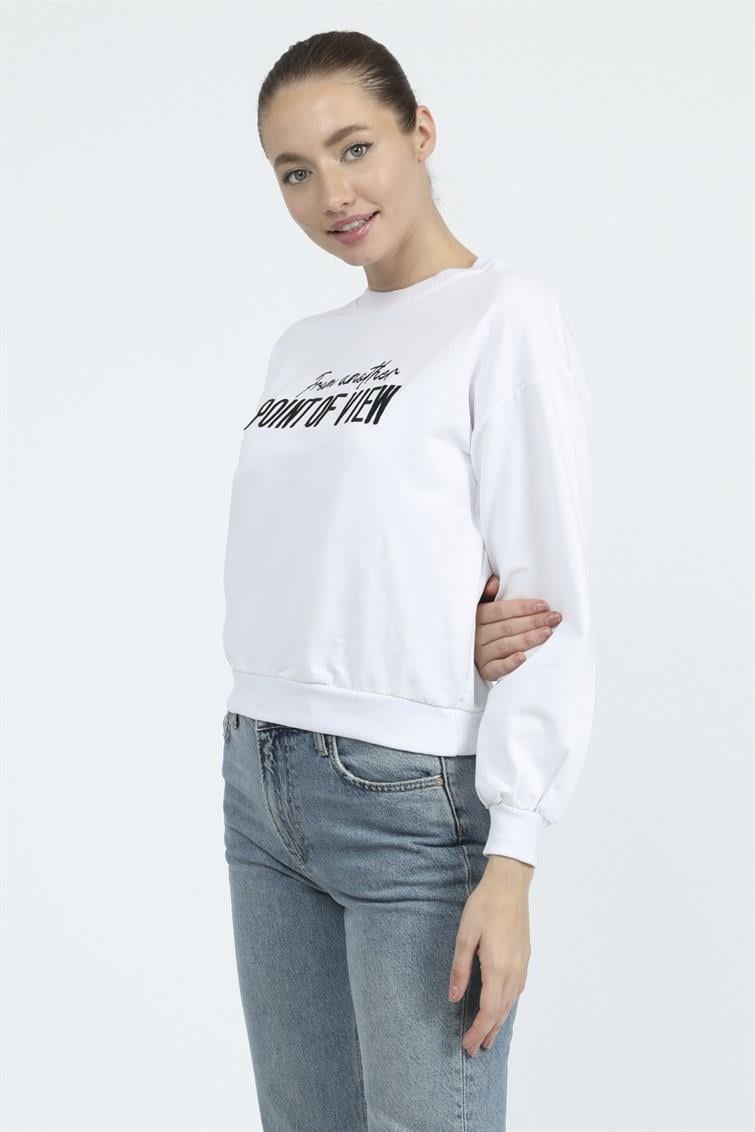 Nakış Baskılı Sweat 9099-5