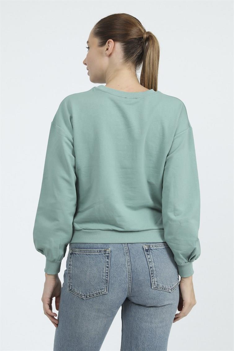 Nakış Baskılı Sweat 9099-5