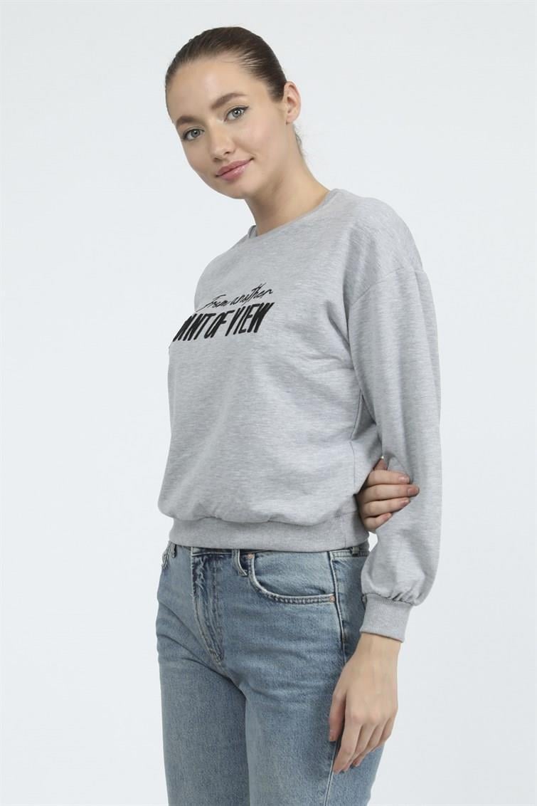 Nakış Baskılı Sweat 9099-5