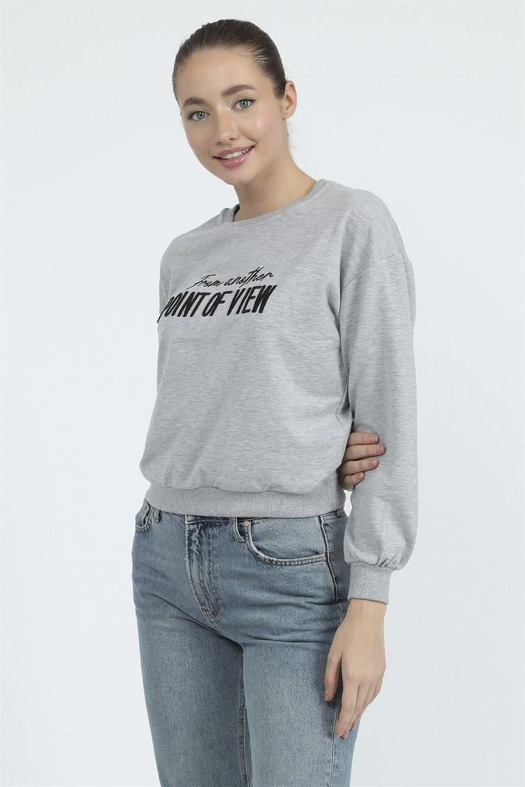 Nakış Baskılı Sweat 9099-5