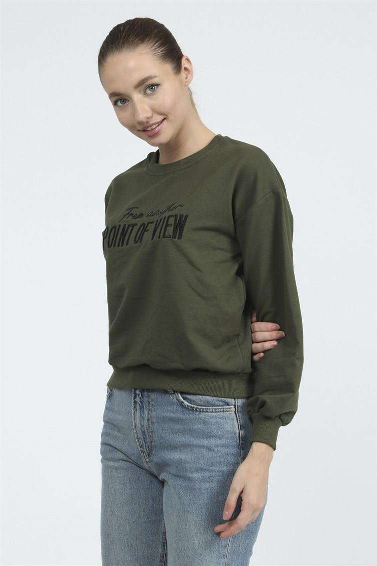 Nakış Baskılı Sweat 9099-5