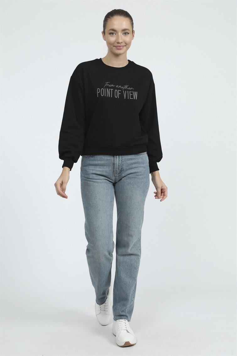 Nakış Baskılı Sweat 9099-5