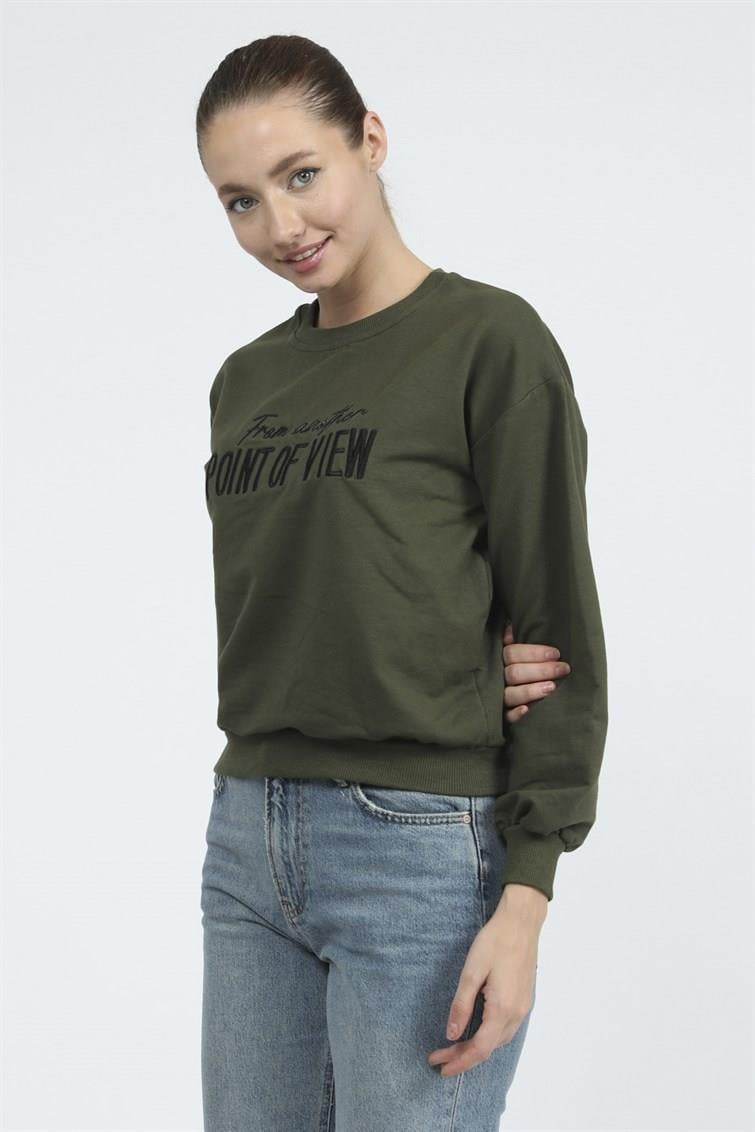 Nakış Baskılı Sweat 9099-5