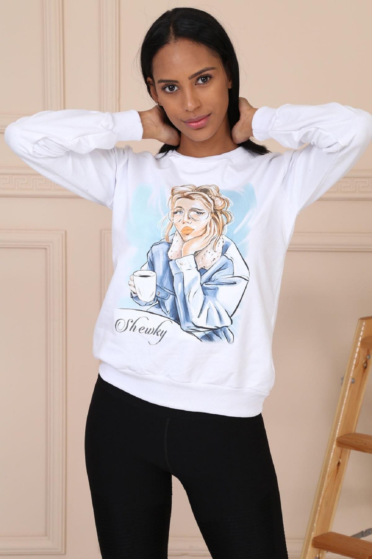 Resim Baskılı Sweat 8433