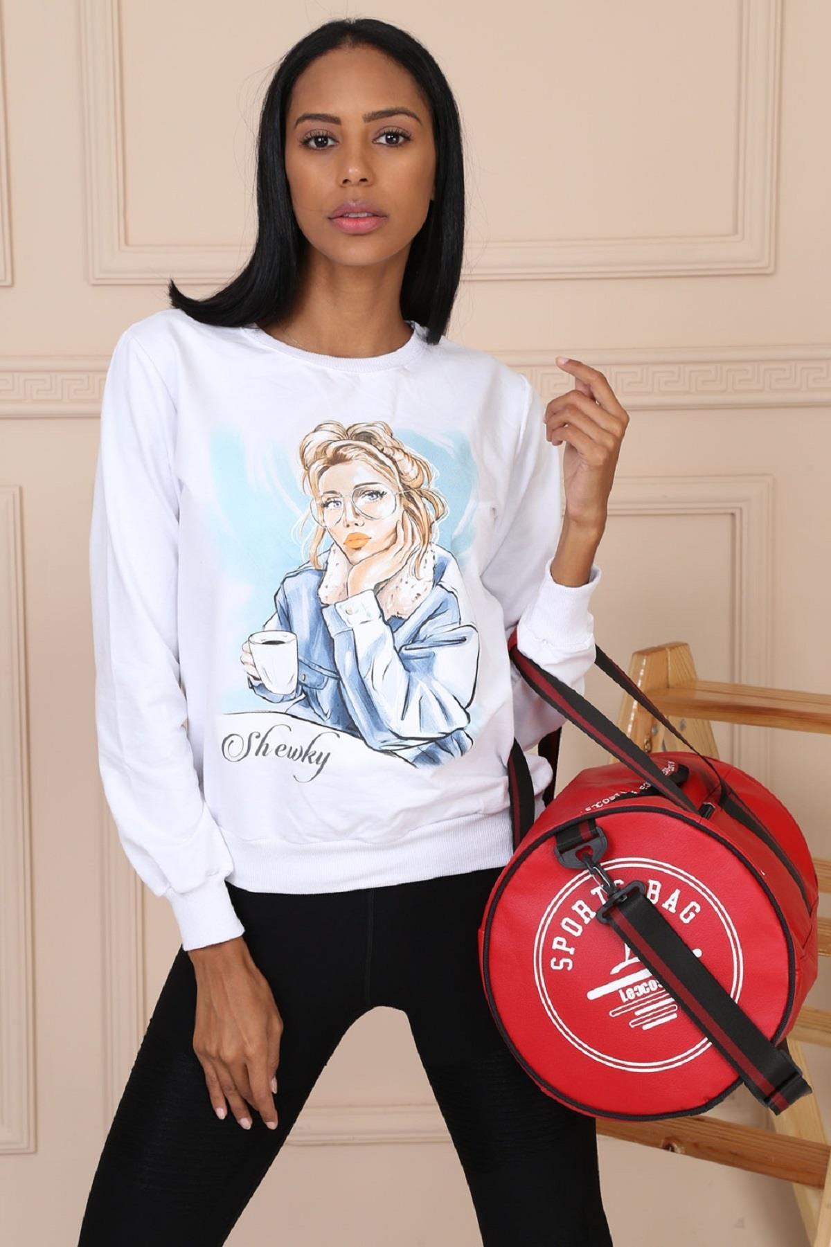 Resim Baskılı Sweat 8433