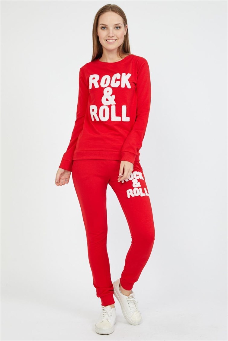 Rock&Roll Baskılı Eşofman Takımı