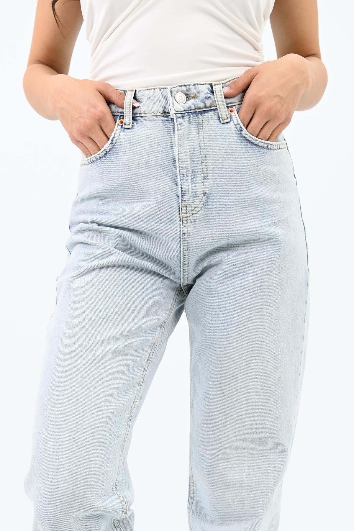 WIDE LEG Kadın Yüksek Bel Açık Mavi Jean 4413-25 DPL-850