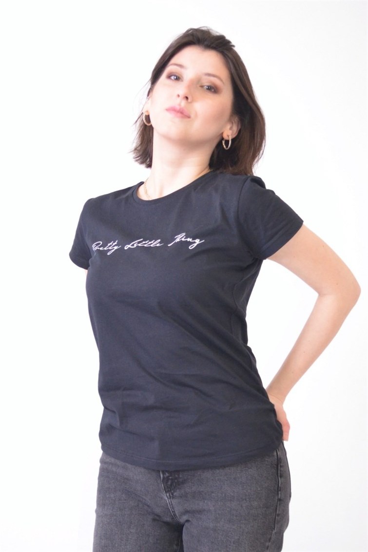 Yazı Baskılı T-Shirt