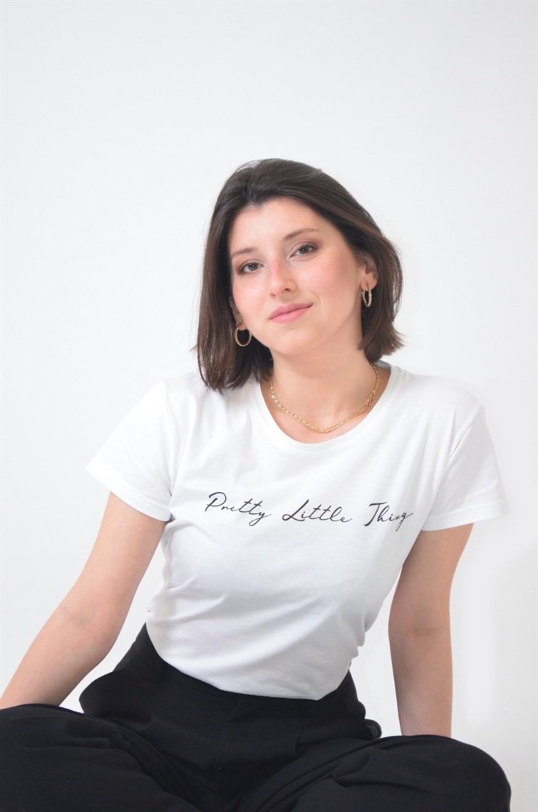 Yazı Baskılı T-Shirt