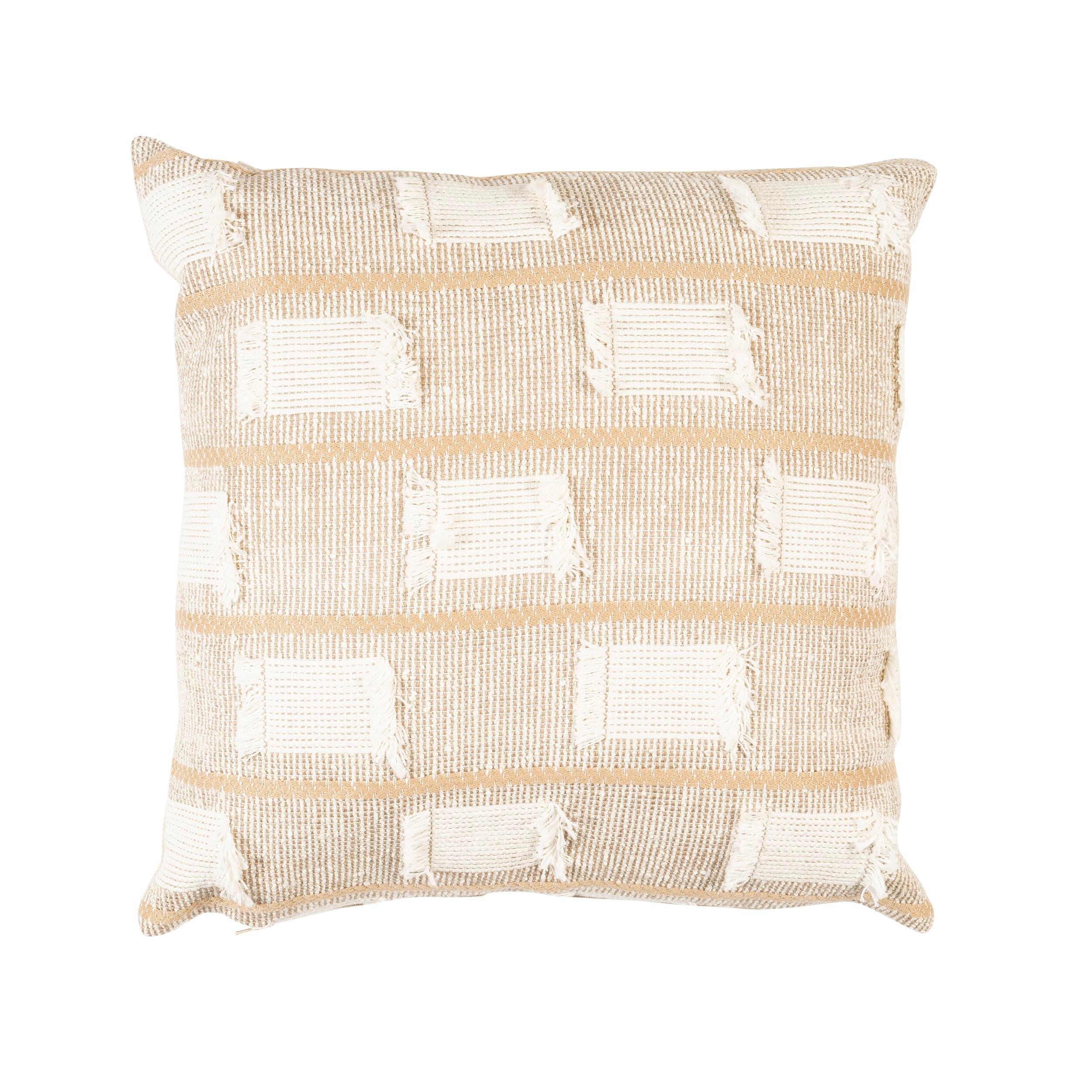 Kesmeli 45*45 cm Kare Kırlent Kılıfı