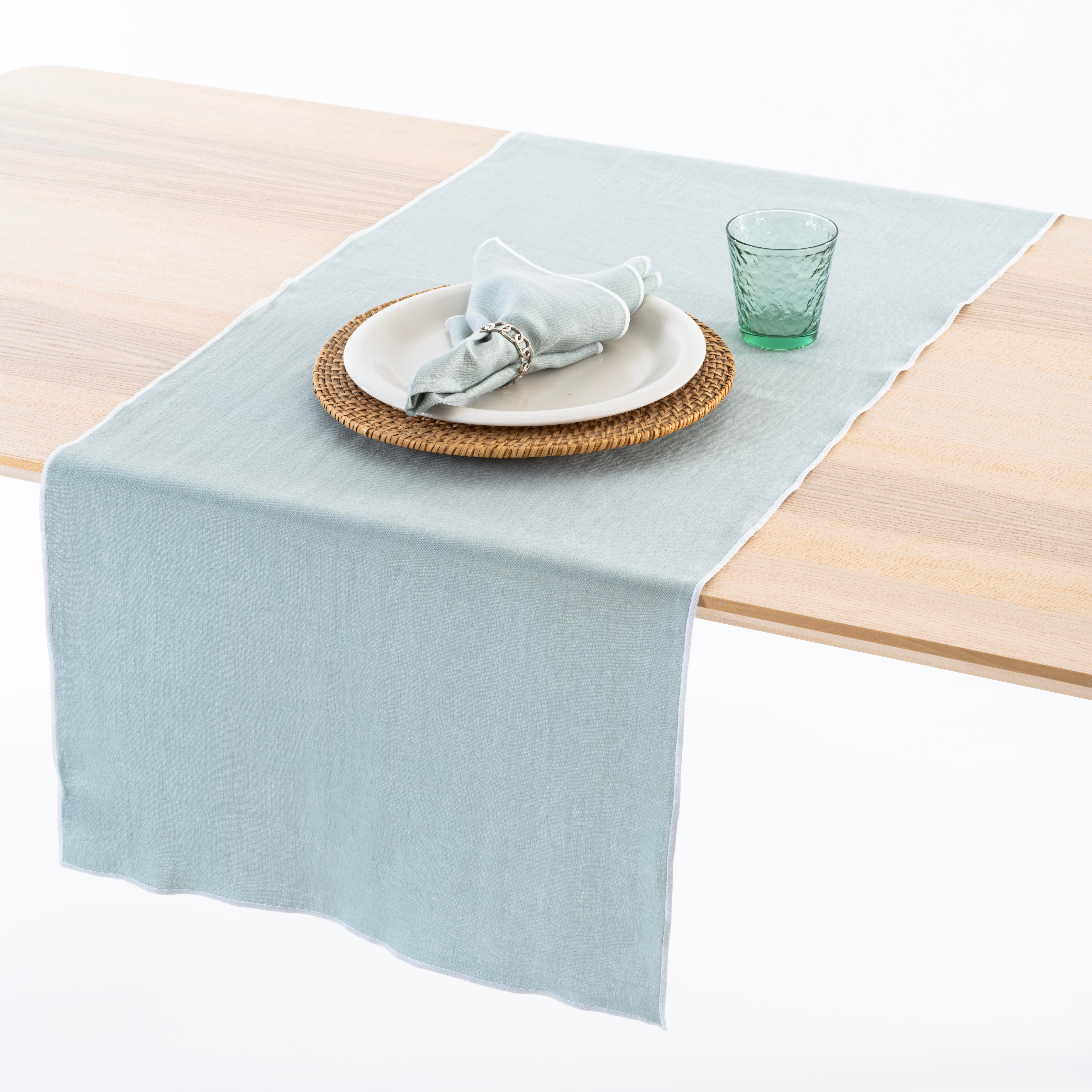 Koyu Mint 50x180 cm Masa Bandı 
