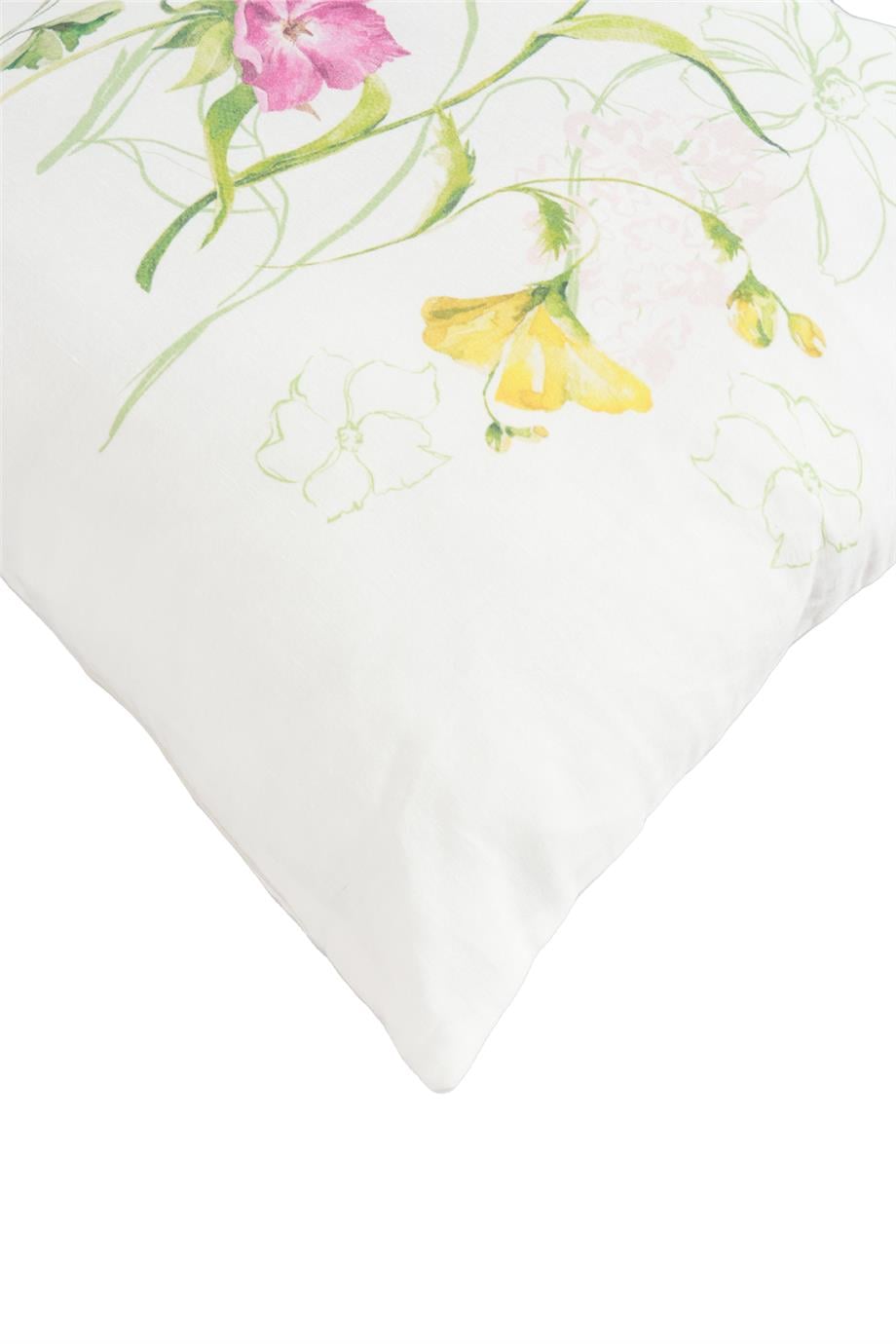 Multi Flower Çiçek Desenli Renkli Kırlent