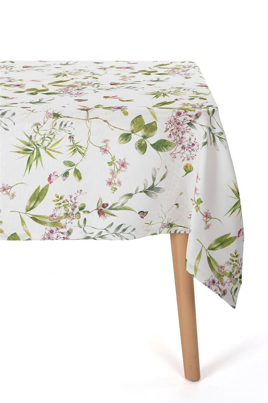 Multi Flower Çiçek Detaylı Renkli Masa Örtüsü
