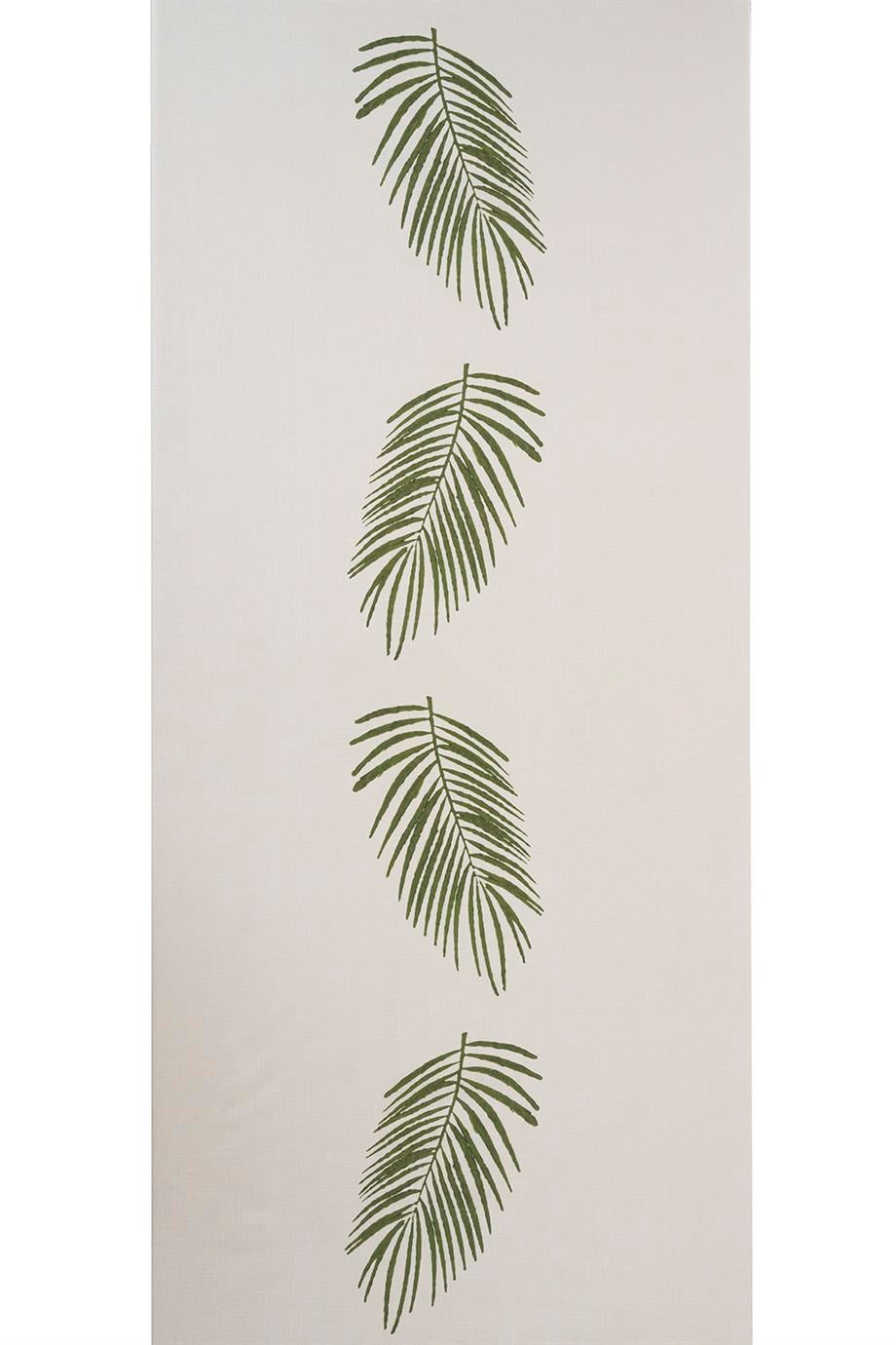 Palmiye Desenli 150x250 cm Dikdörtgen Masa Örtüsü CVICA1C07DN2381001-0003