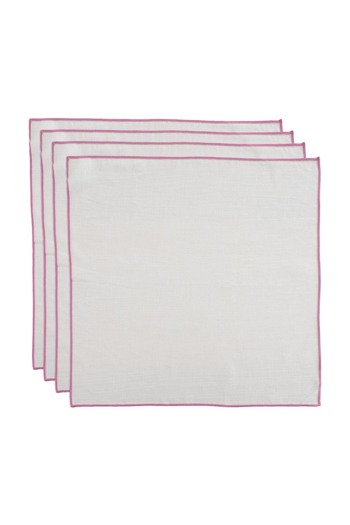Pembe Biyeli Peçete 