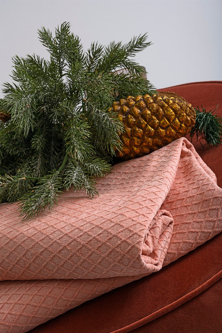 Pembe Koltuk Şalı