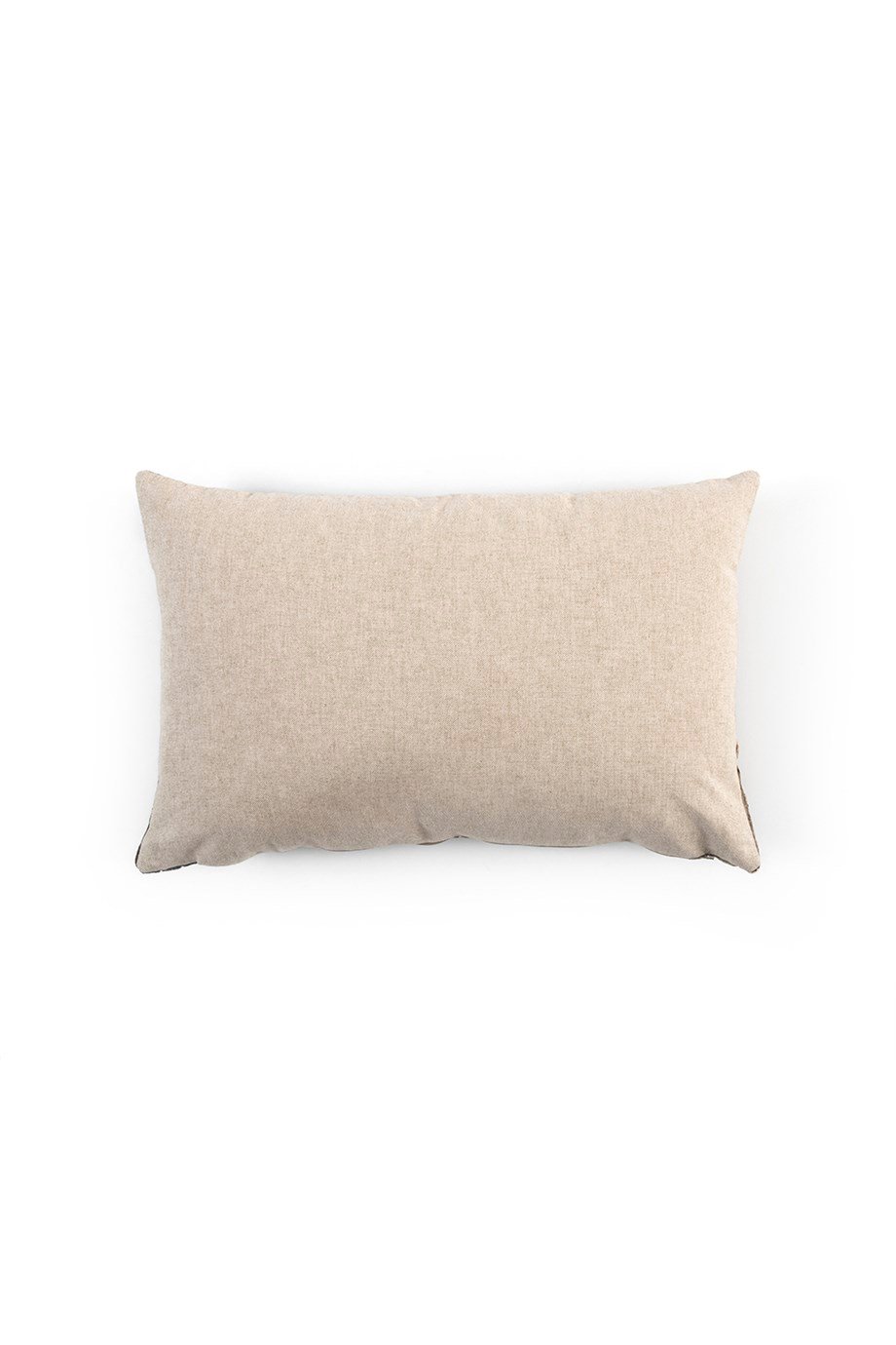 Vanelli Home Kadife Batik Boyalı Hardal Vizon Renklerinde Çizgi Desenli Kare Kırlent Kılıfı CVICM1C00X00001001-0245