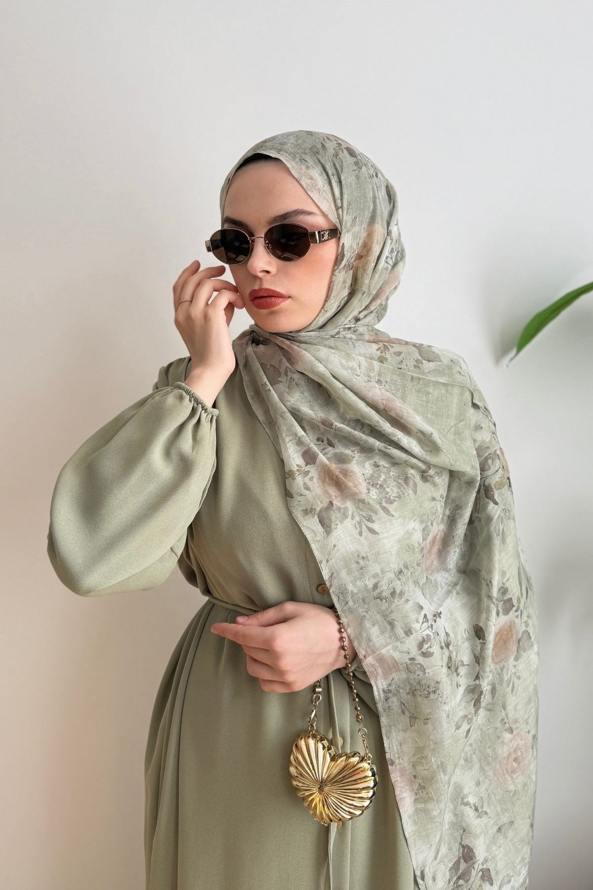 01 YEŞİL SLESH ŞAL