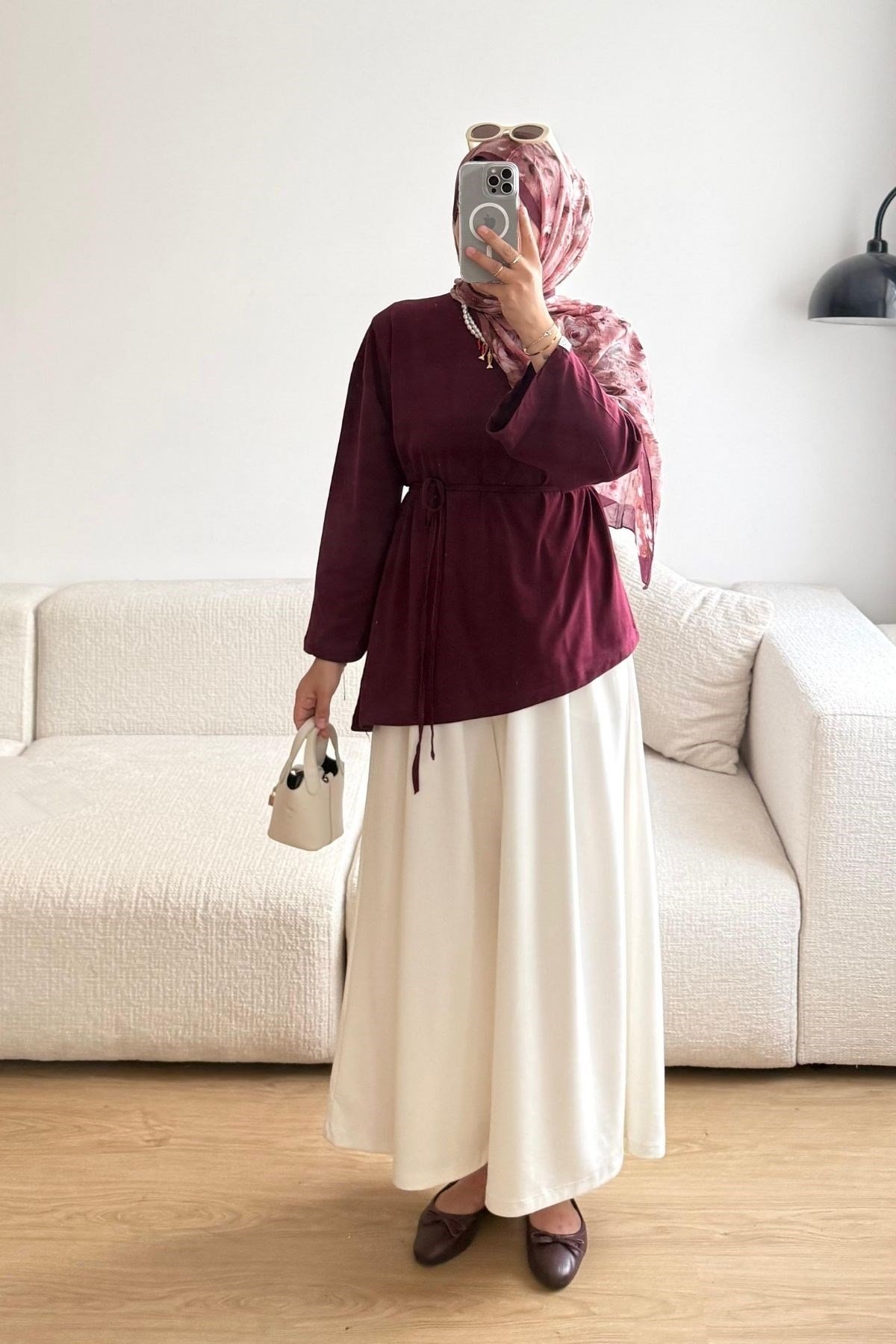 1003 BORDO ASİMETRİK KESİM TSHİRT