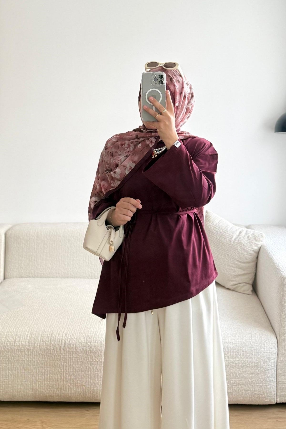 1003 BORDO ASİMETRİK KESİM TSHİRT