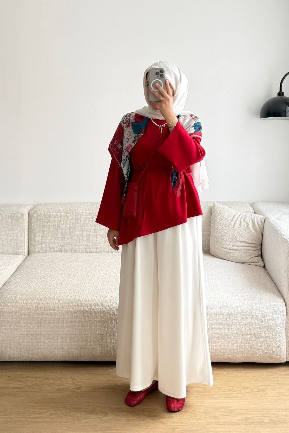 2029 BORDO ÇAPRAZ KUŞAKLI SWEAT