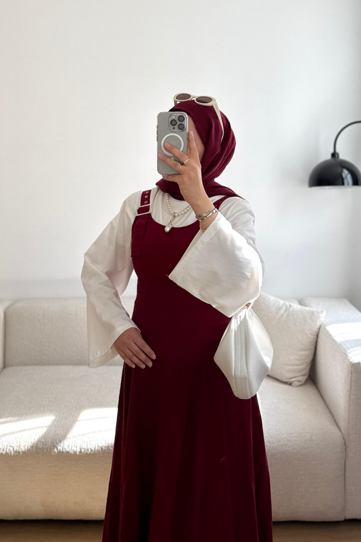 BORDO KUŞ GÖZÜ ASKILI JİLE