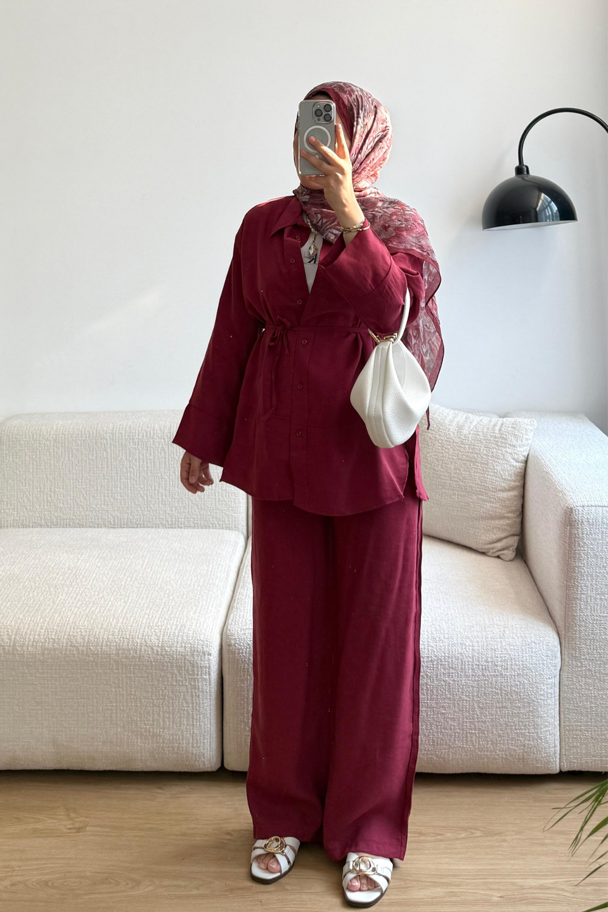 BORDO SEDEF İNCE KUŞAKLI TAKIM