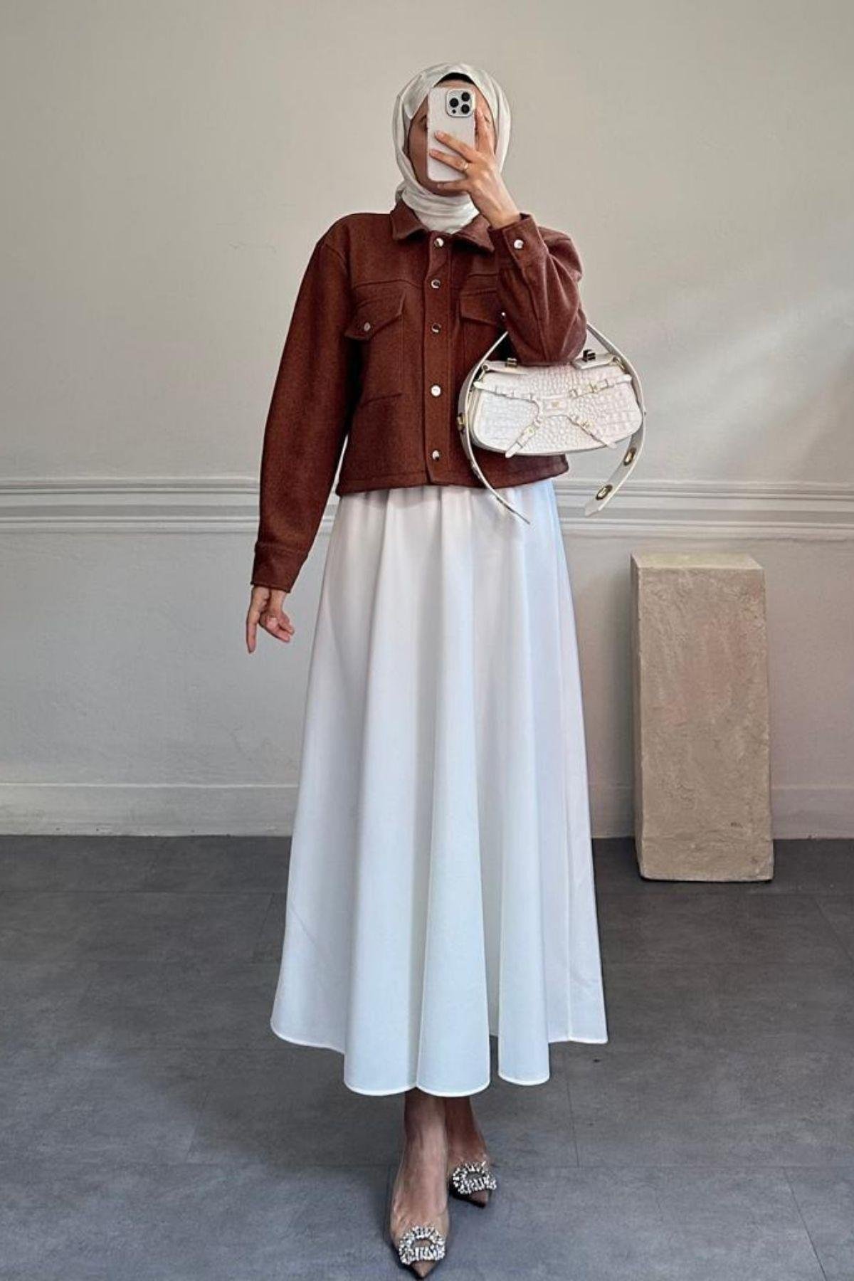 CAMEL KISA KAŞE CEKET